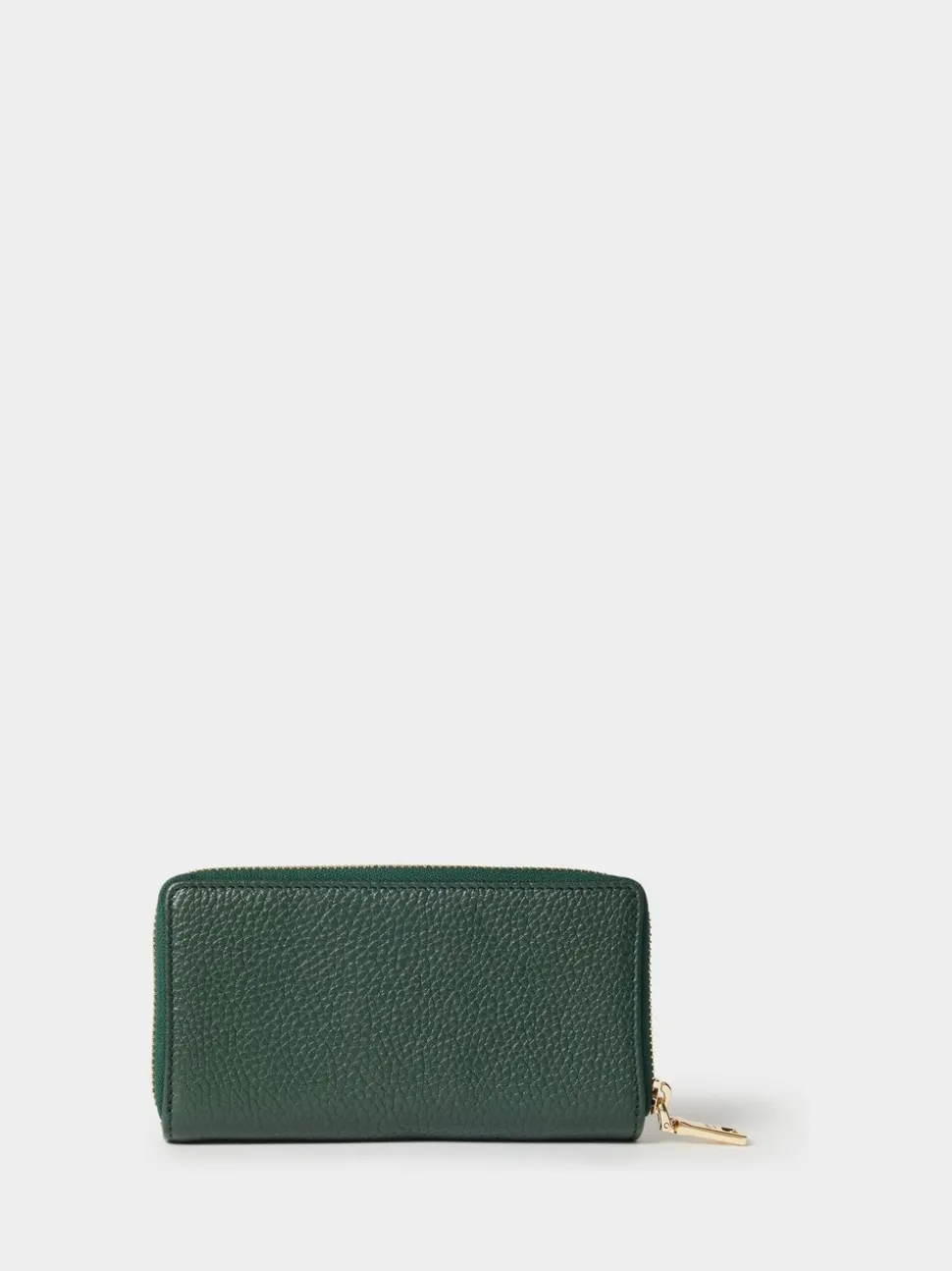 Osprey London Green The Core Medium Leather Popper Matinee Purse