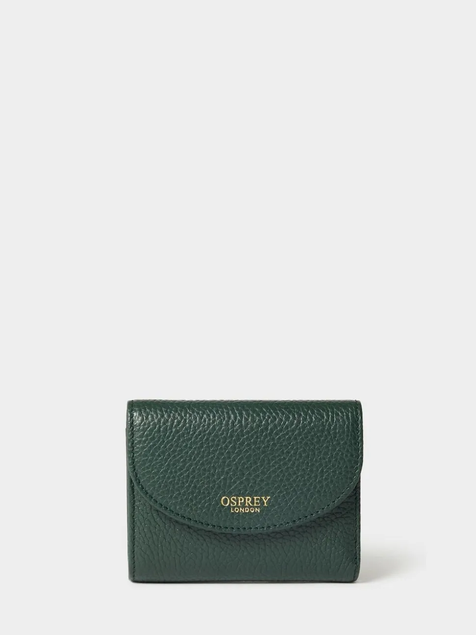 Osprey London Green The Core Small Leather Matinee Purse