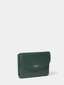 Osprey London Green The Core Small Leather Matinee Purse