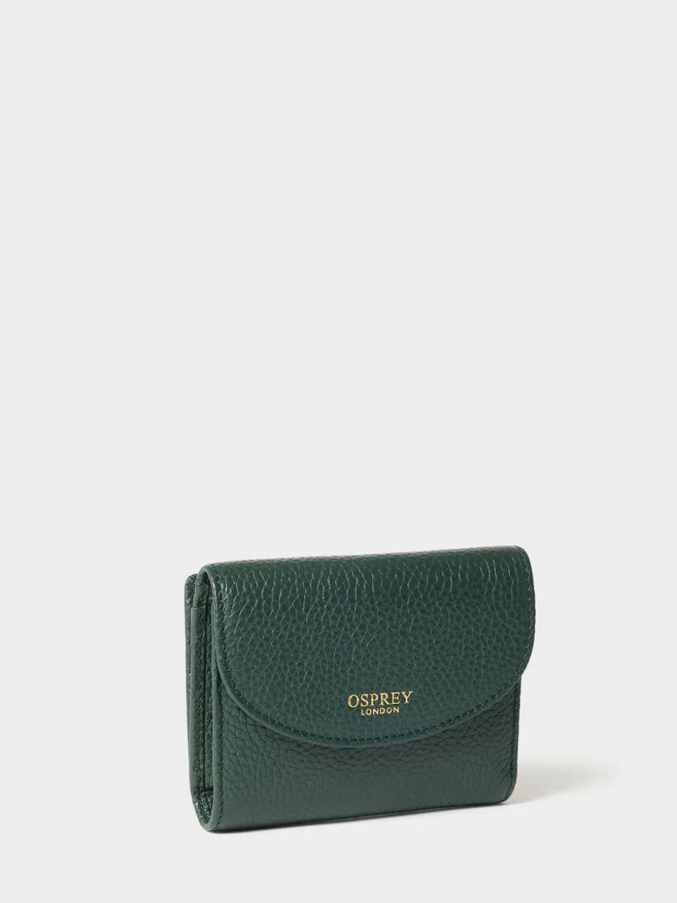 Osprey London Green The Core Small Leather Matinee Purse