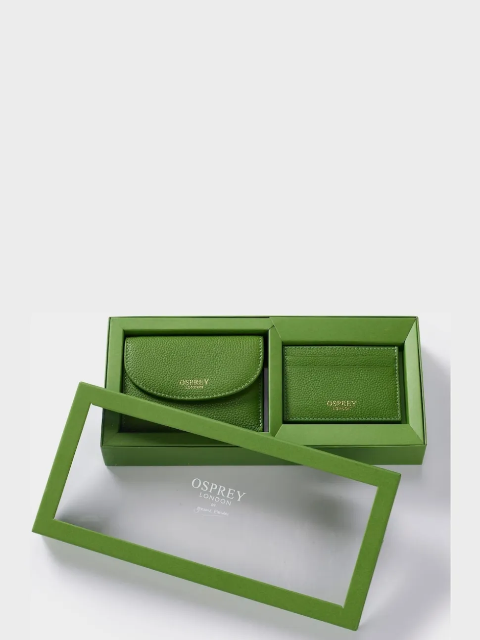 Osprey London Green The Tilly Leather Purse Gift Set