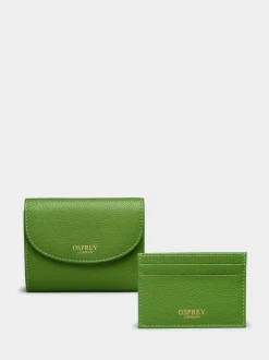 Osprey London Green The Tilly Leather Purse Gift Set