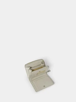 Osprey London Grey The Stella Medium Leather Zip Purse