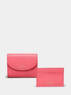 Osprey London Guava Pink The Tilly Leather Purse Gift Set