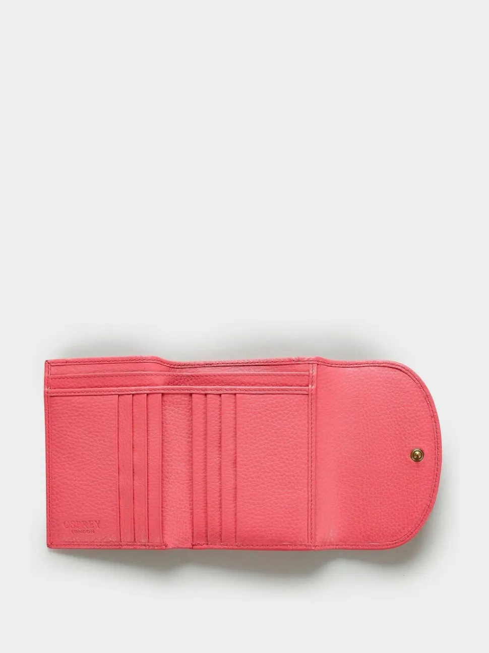Osprey London Guava Pink The Tilly Leather Purse Gift Set