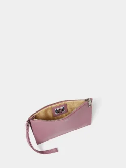 Osprey London Purple The Core Large Leather Pouch