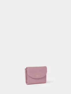 Osprey London Purple The Core Small Leather Matinee Purse