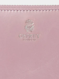 Osprey London Purple The Wentworth Large Leather Zip Around Purse