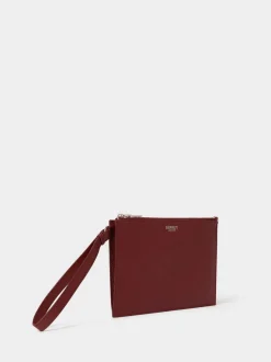 Osprey London Red The Core Large Leather Pouch