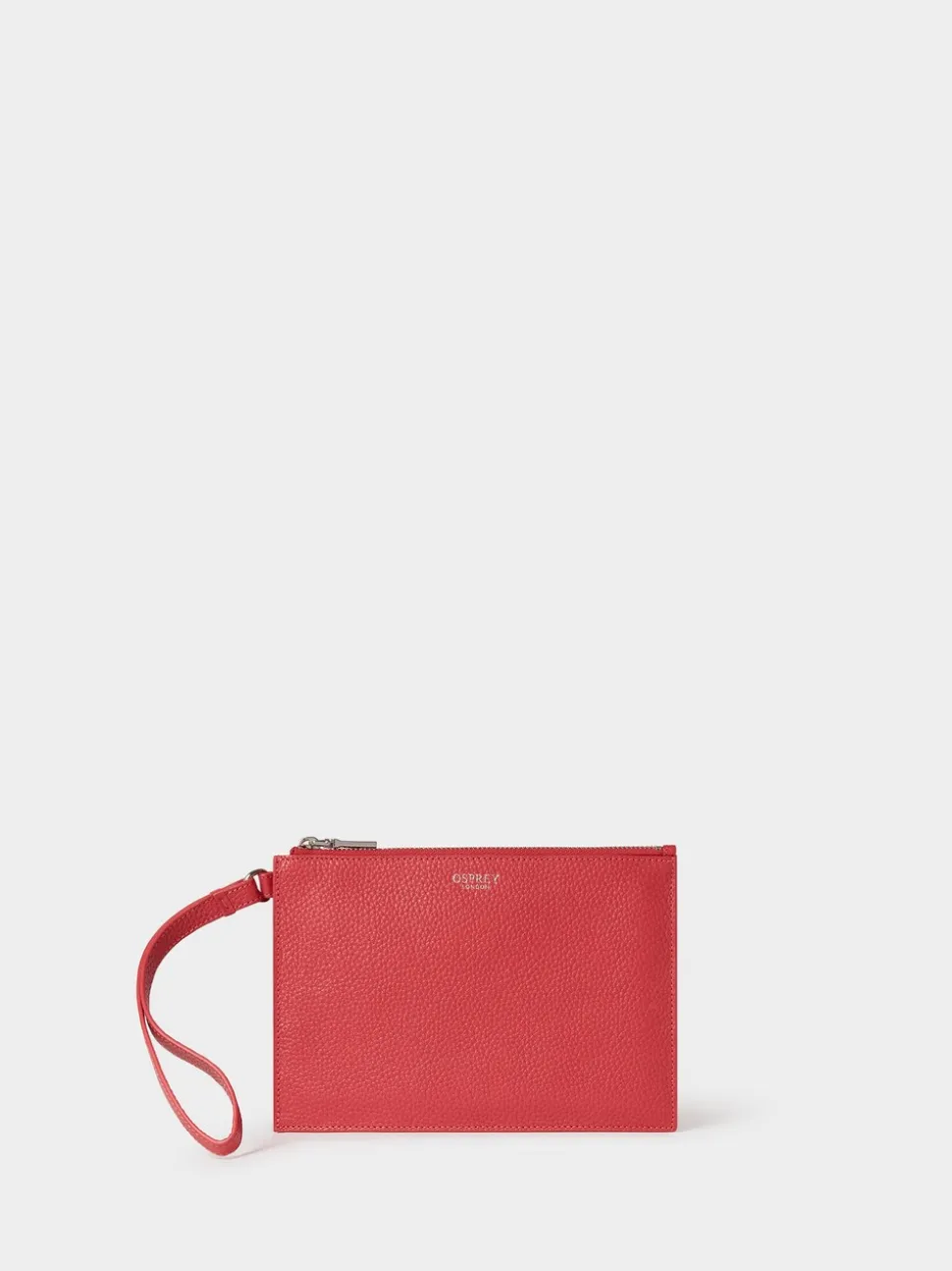 Osprey London Red The Core Large Leather Pouch