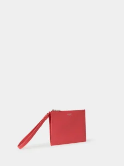 Osprey London Red The Core Large Leather Pouch