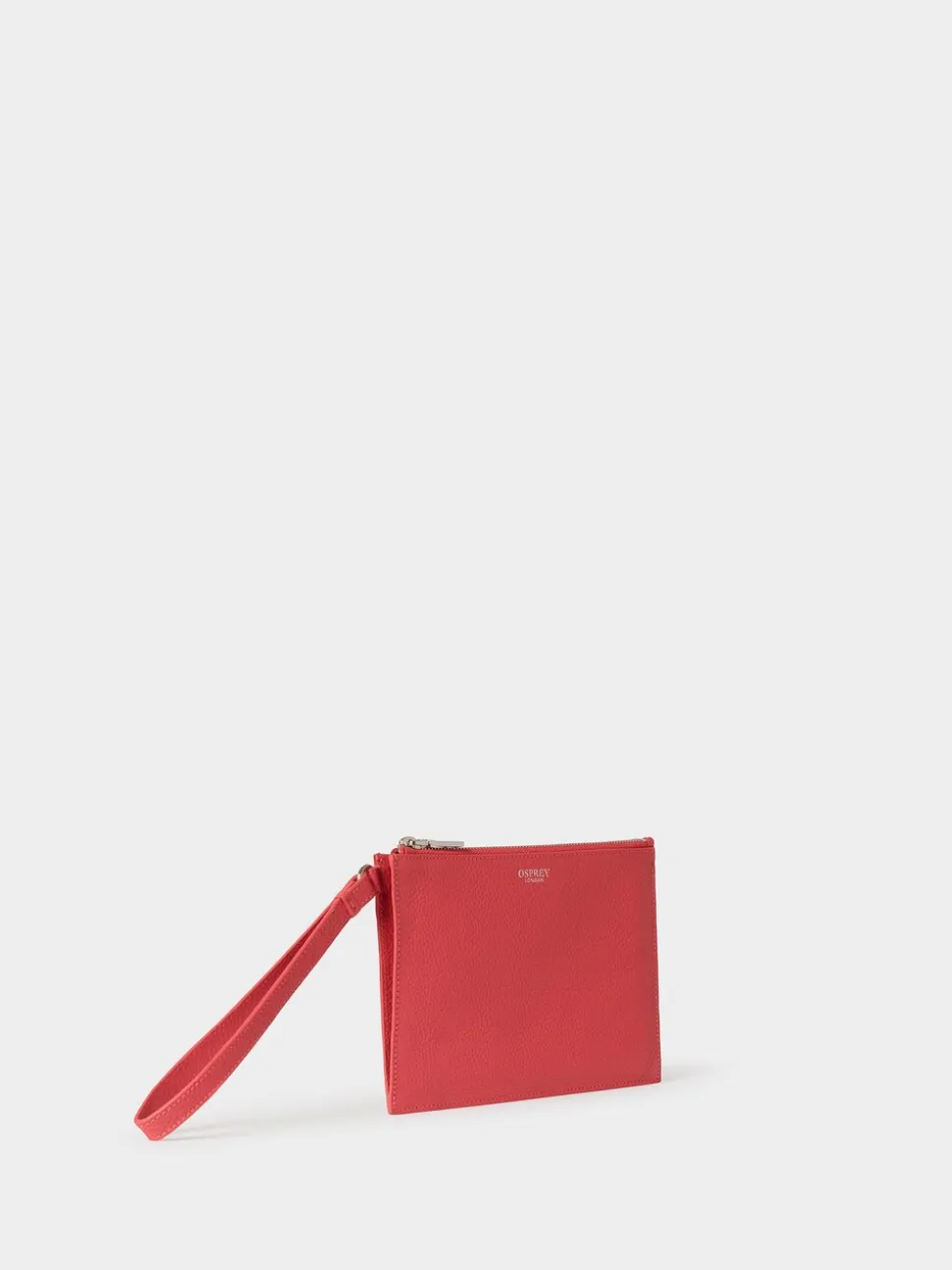 Osprey London Red The Core Large Leather Pouch