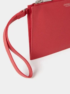 Osprey London Red The Core Large Leather Pouch