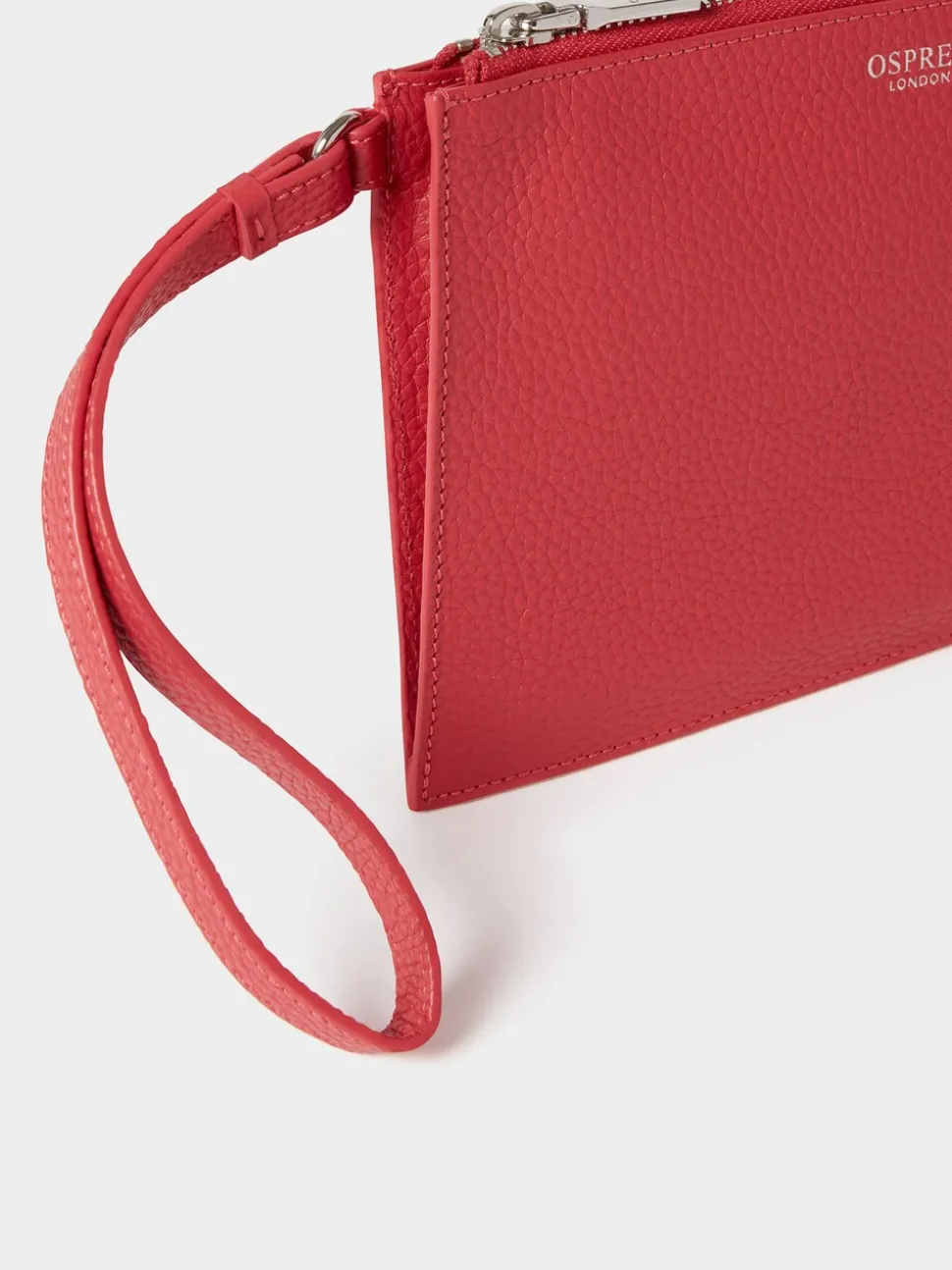 Osprey London Red The Core Large Leather Pouch