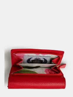 Osprey London Red The Tilly Leather Purse Gift Set