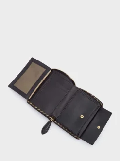 OSPREY LONDON Wentworth Italian Leather Medium Zip Purse
