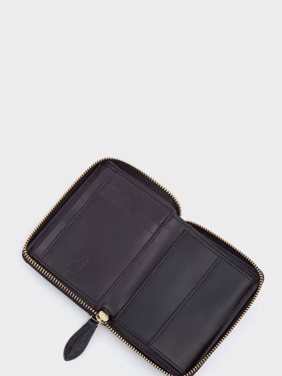 OSPREY LONDON Wentworth Italian Leather Medium Zip Purse