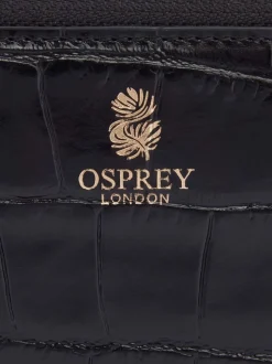 OSPREY LONDON Wentworth Italian Leather Medium Zip Purse