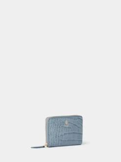 OSPREY LONDON Wentworth Italian Leather Medium Zip Purse