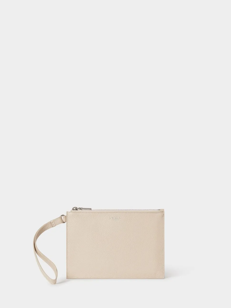 Osprey London White The Core Large Leather Pouch