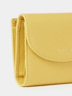 Osprey London Yellow The Core Small Leather Matinee Purse