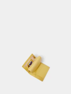 Osprey London Yellow The Core Small Leather Matinee Purse