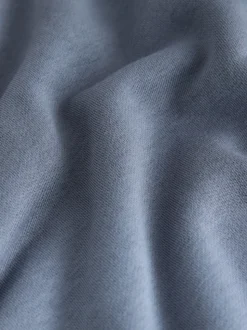 Pale Blue Relaxed Fit Heavyweight Regular Length Hoodie