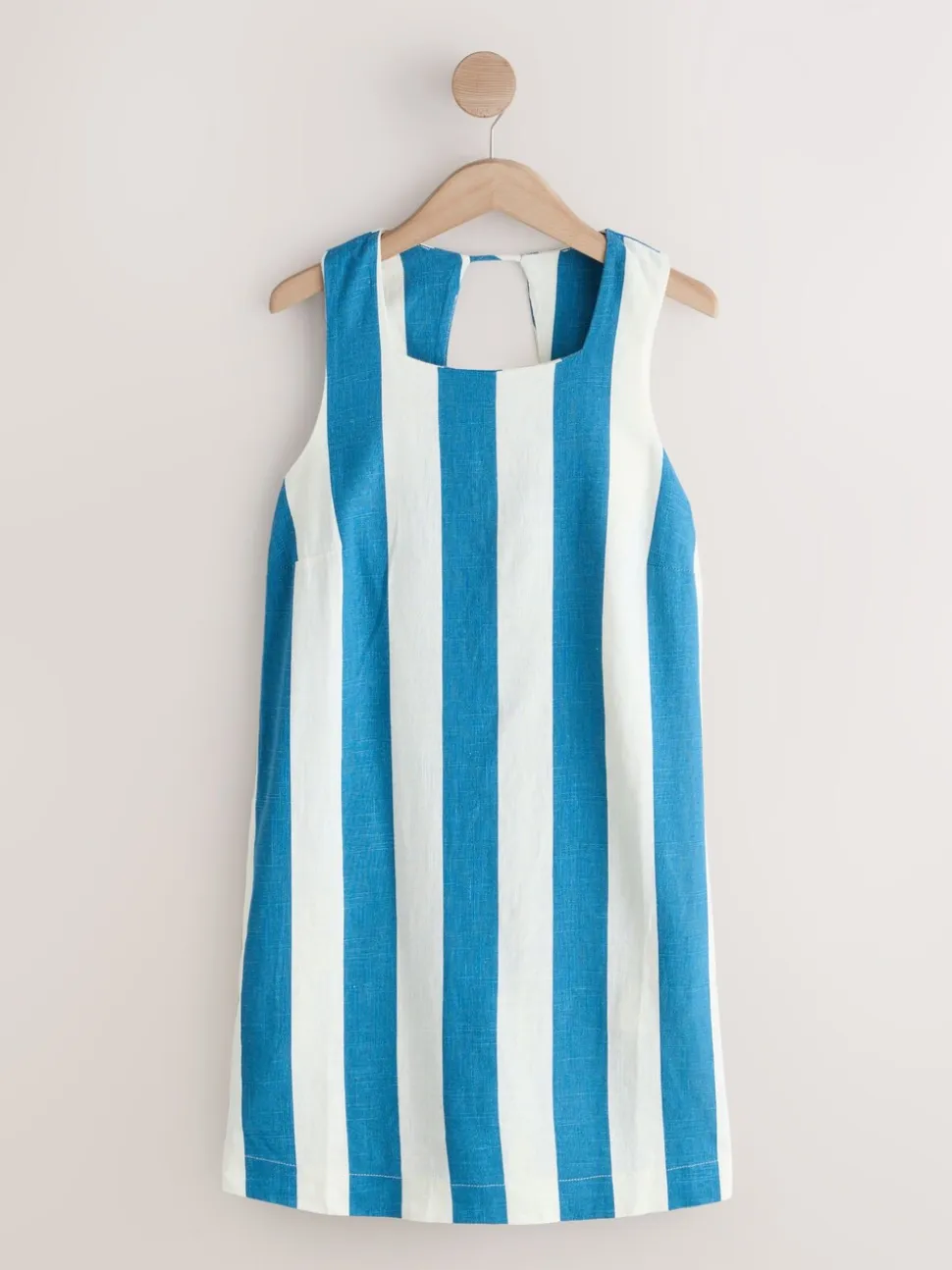 Palm Print/Blue Stripe Dress 2 Pack