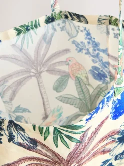 Parrot Print Shopper Bag