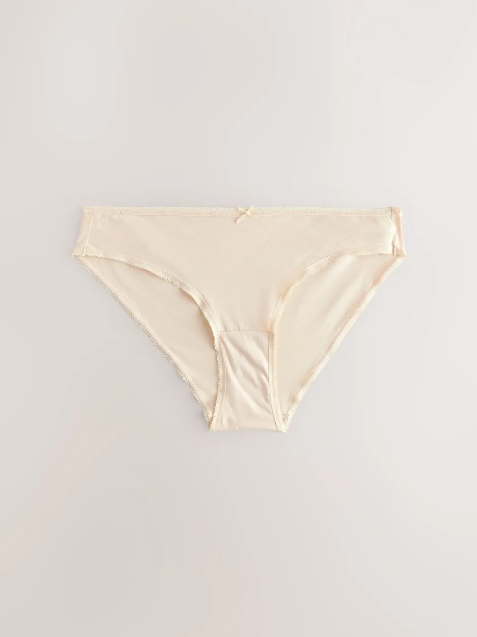 Pastel Rose Nude Bikini Cotton Rich Knickers 5 Pack