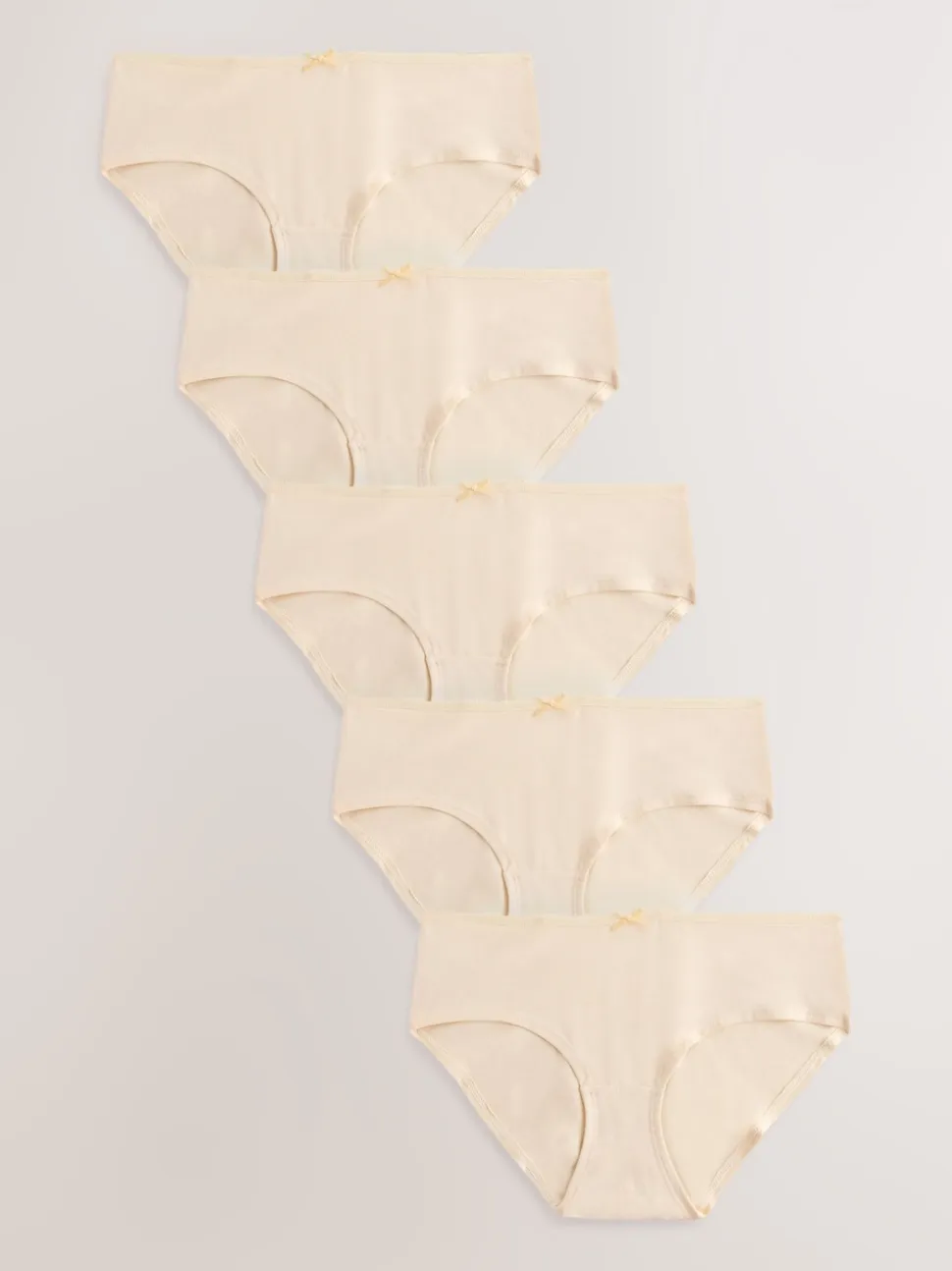 Pastel Rose Nude Boyshort Cotton Rich Knickers 5 Pack