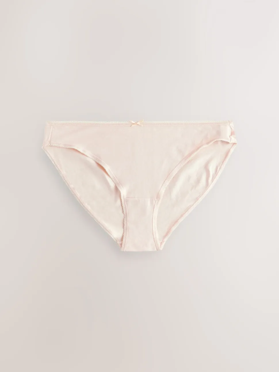 Pastel Rose Nude High Leg Cotton Rich Knickers 5 Pack