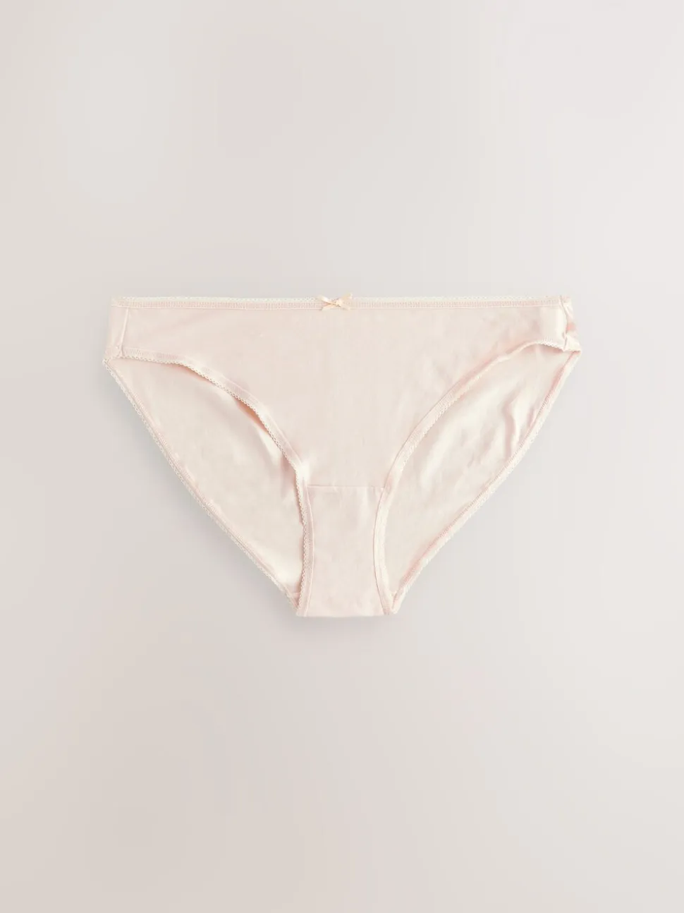 Pastel Rose Nude High Leg Cotton Rich Knickers 5 Pack