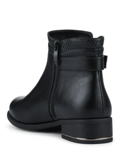 Pavers Black Ladies Ankle Boots Smart