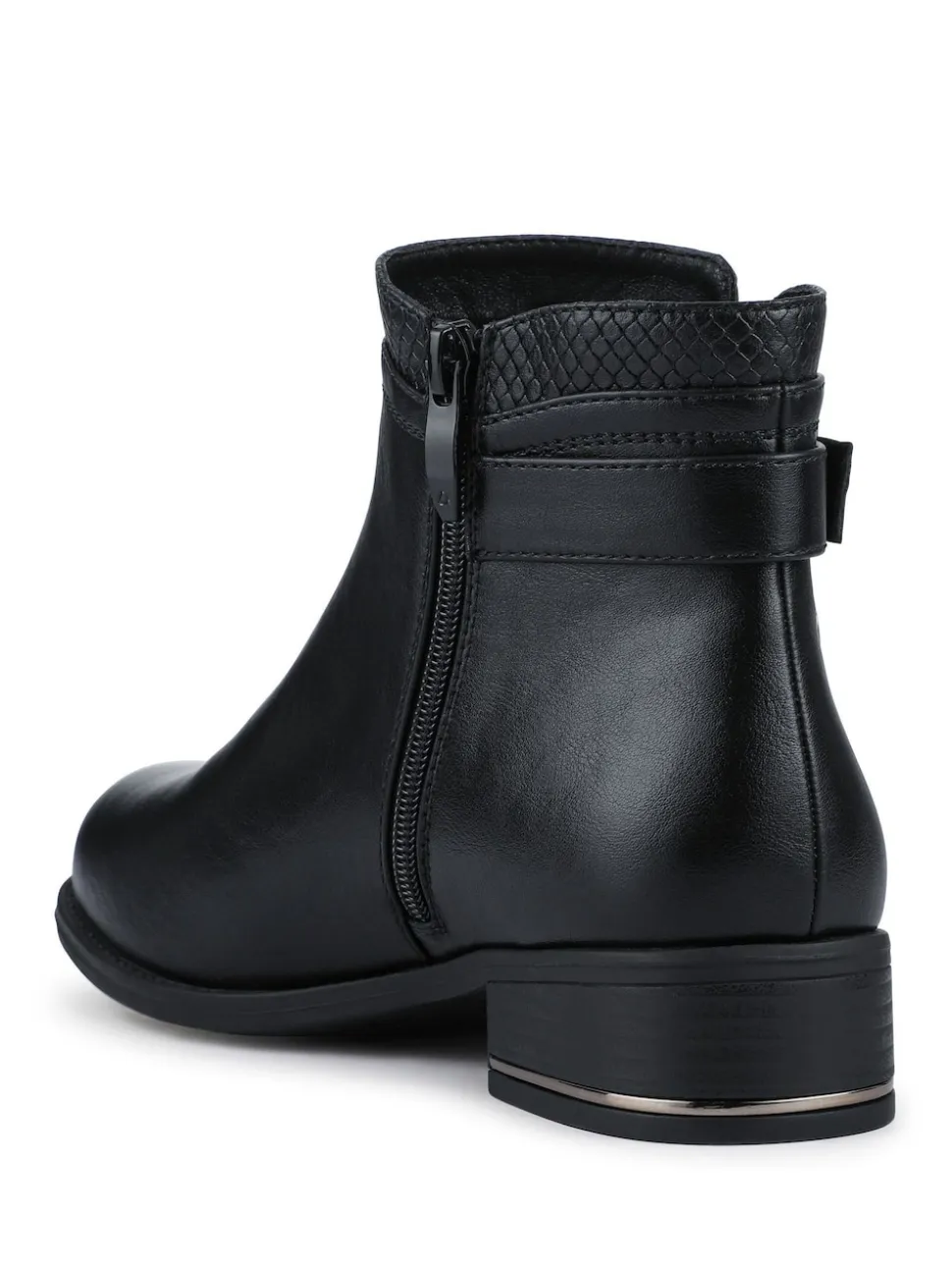 Pavers Black Ladies Ankle Boots Smart
