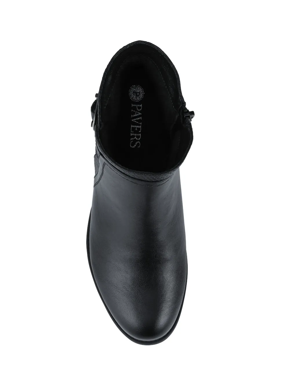 Pavers Black Ladies Ankle Boots Smart