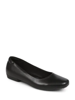 Pavers Black Pavers Pointed Toe Ballet Black Flats