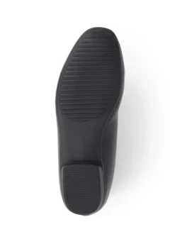 Pavers Black Pavers Pointed Toe Ballet Black Flats