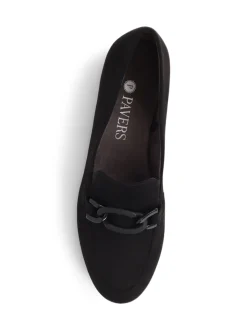 Pavers Black Pavers Smart Slip On Loafers