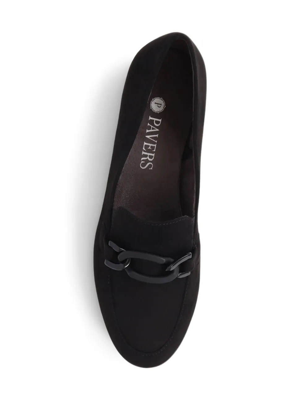 Pavers Black Pavers Smart Slip On Loafers