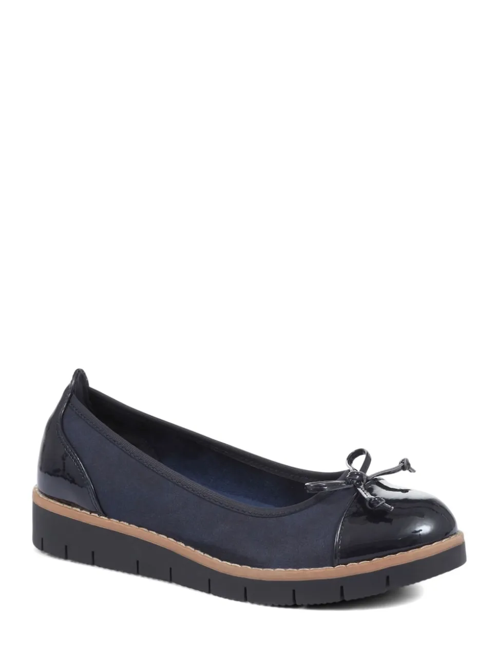 Pavers Blue Ballet Pumps