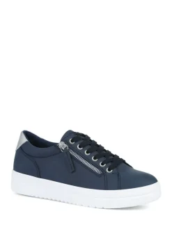 Pavers Blue Navy Pavers Chunky Platform Trainers