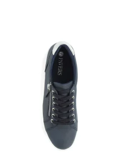 Pavers Blue Navy Pavers Chunky Platform Trainers