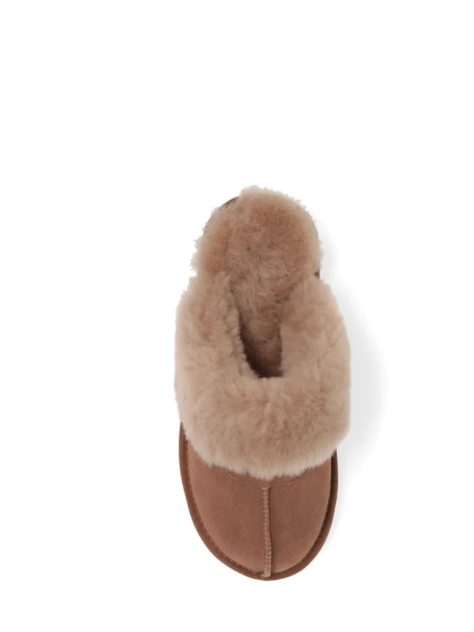 Pavers Brown Pavers Sheepskin Lined Slippers