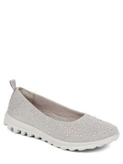 Pavers Grey Standard Fit Pavers Lightweight Slip On Pumps