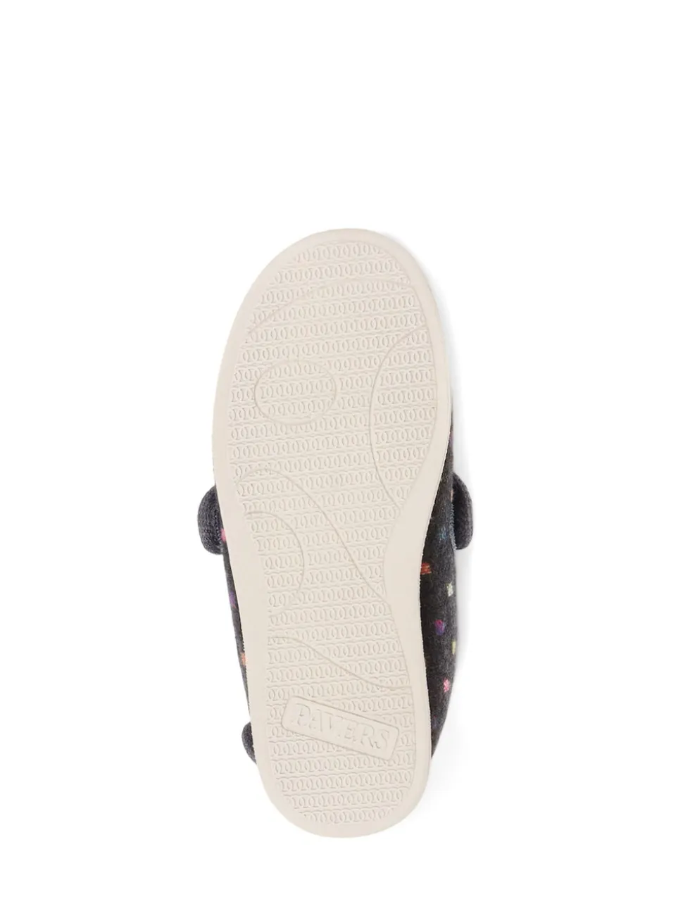 Pavers Grey Touch Fastening Full Slippers
