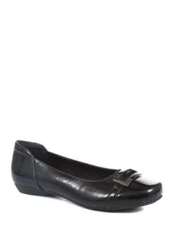 Pavers Ladies Wide Fit Slip On Pumps