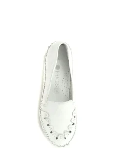 Pavers Leather Slip-On Pumps