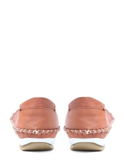 Pavers Natural Pavers Leather Slip On White Shoes