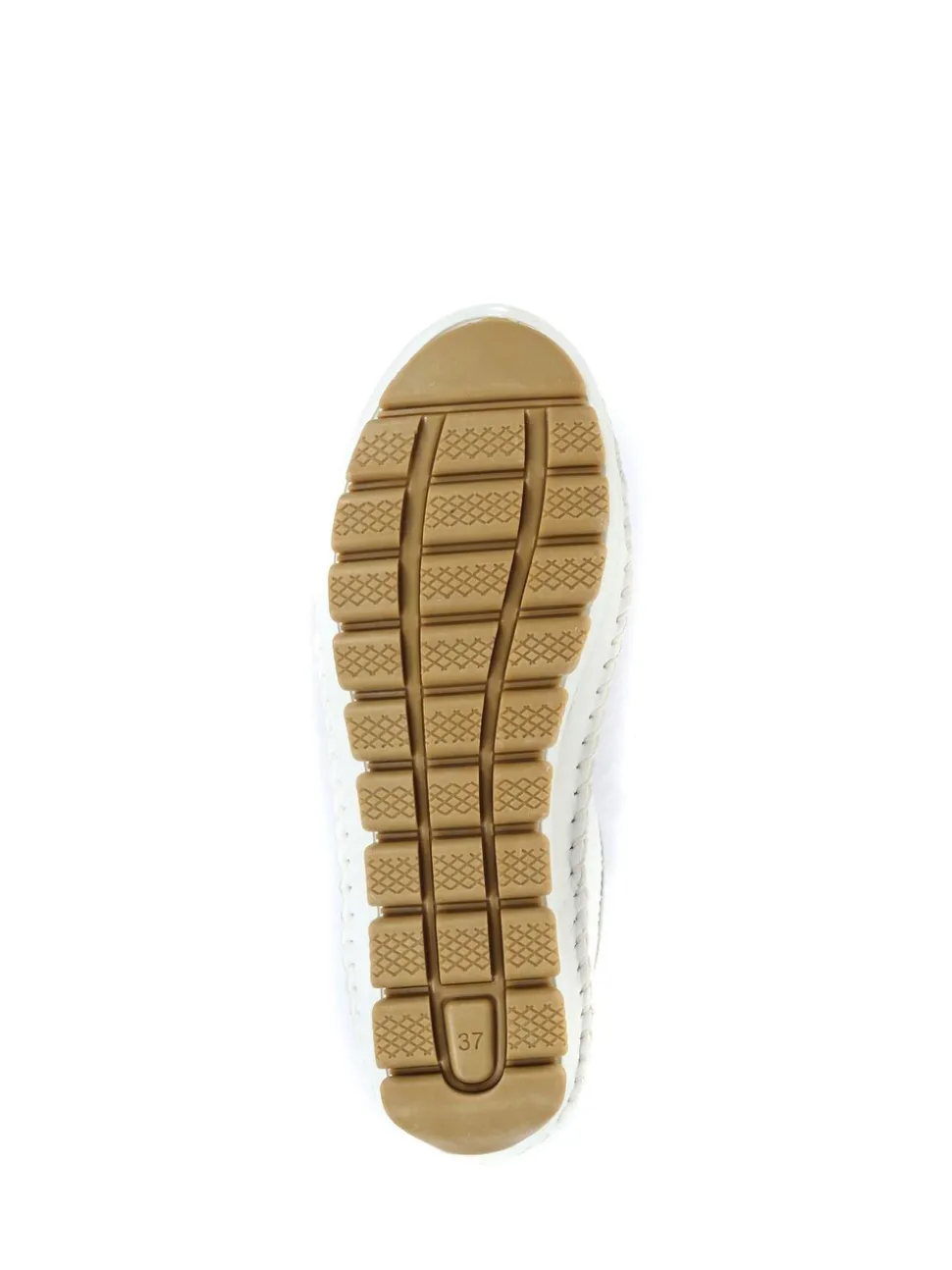 Pavers White Ladies Leather Lace-Up Trainers